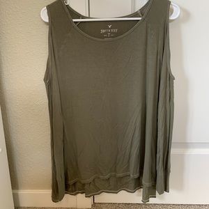 American Eagle Cold Shoulder Long Sleeve